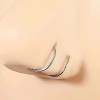 Argola Nariz Dupla Espiral Aço 316L Piercing 4 Cores